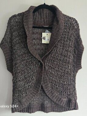 Denver Hayes NWT Open Knit Cardigan